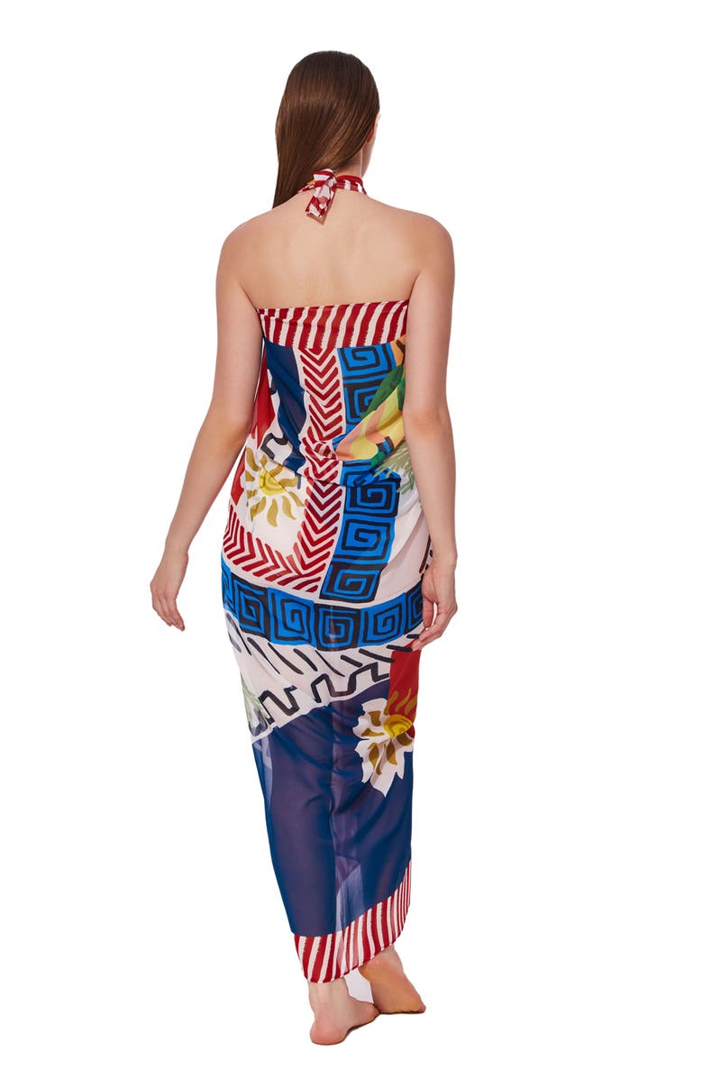 Gottex Positano Pareo Cover-Up, Alternate, color, Multi
