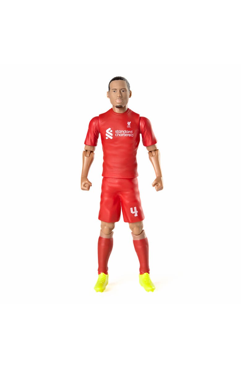 Banbo Toys SOCKERS Liverpool F.C. Virgil Van Dijk 8" Collectible Soccer Action Figure, Alternate, color, Red