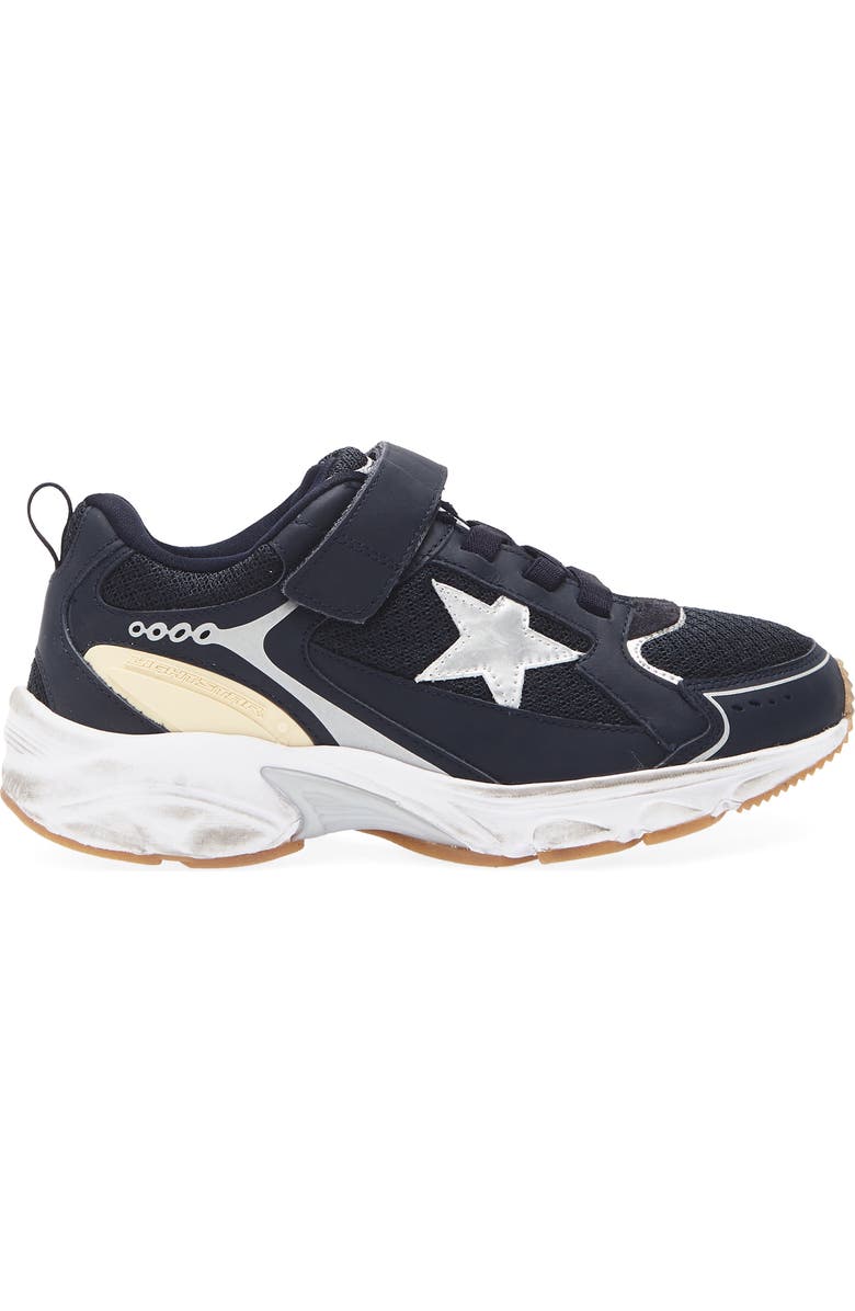 Golden Goose Kids' Lightstar Sneaker, Alternate, color, Navy/ Silver/ Gray/ Yellow