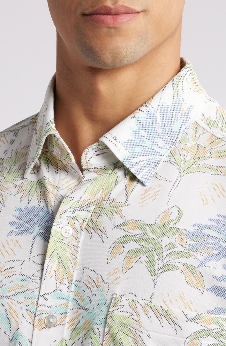 Tommy Bahama San Lucio Palm Orchard Print Short Sleeve Button-Up Shirt, Alternate, color,
