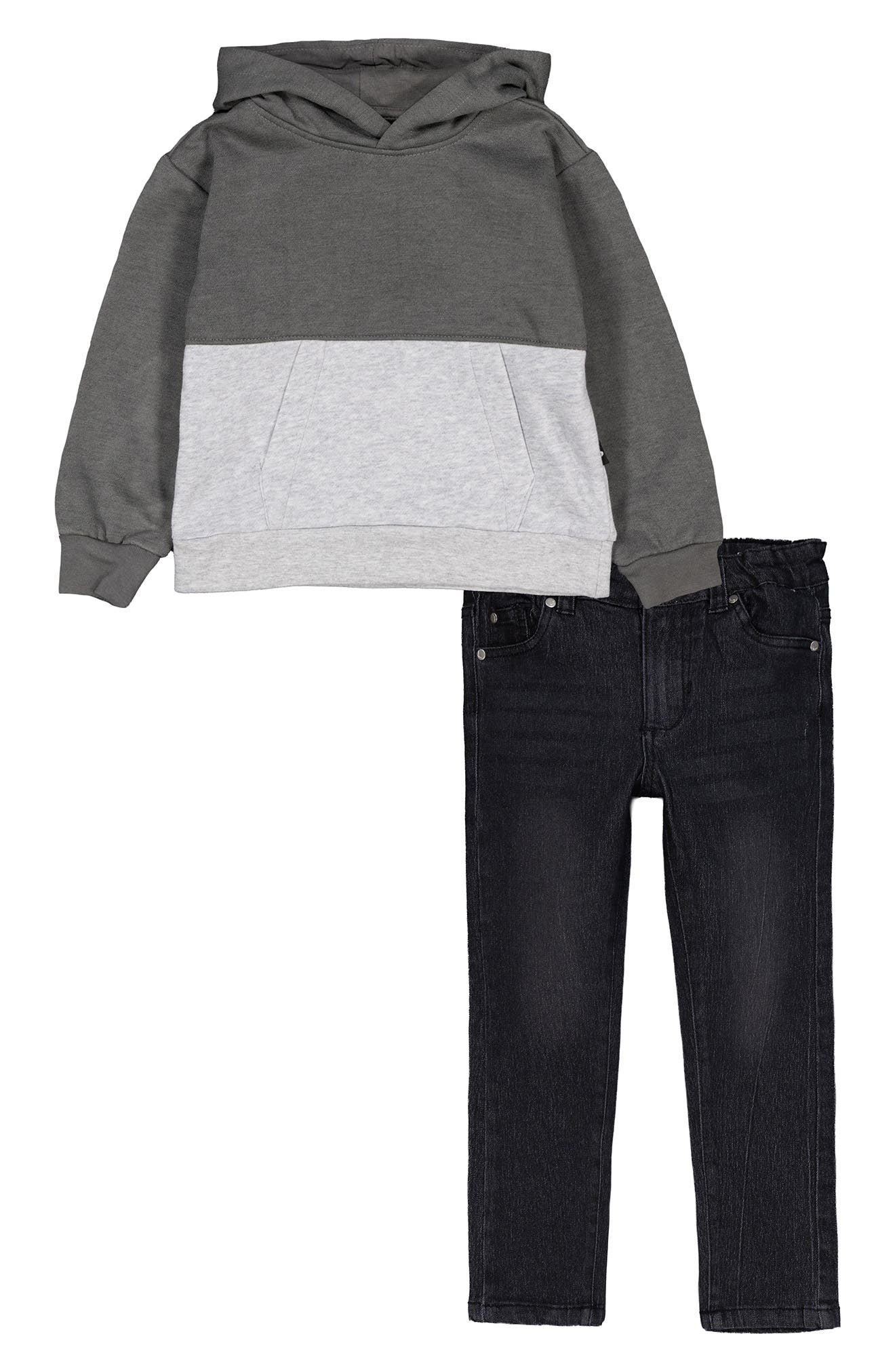 Joe's Jeans Colorblock Hoodie & Jeans Set