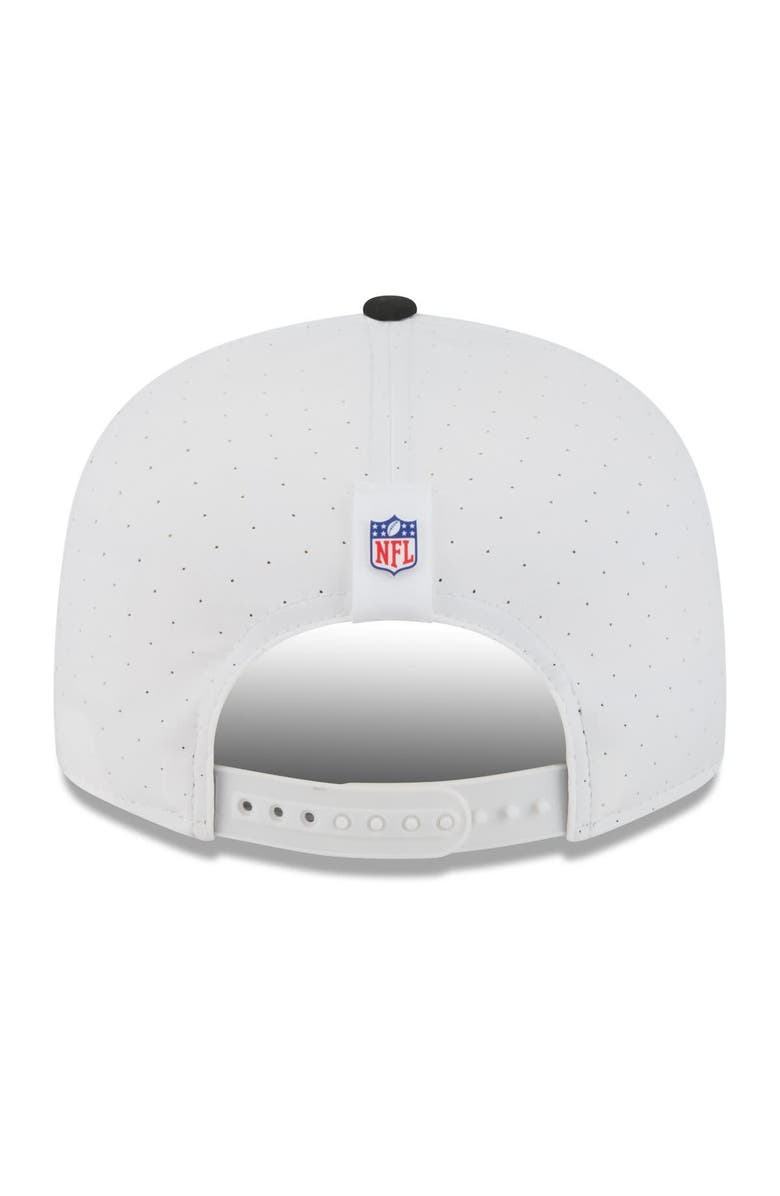New Era Men's New Era White/Black Pittsburgh Steelers 2025 NFL Training Camp Split Panel 9FIFTY Snapback Hat, Alternate, color, White
