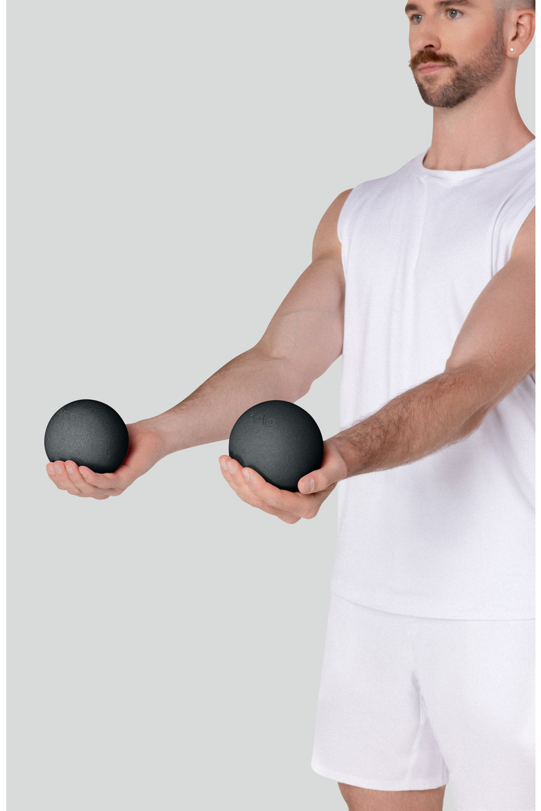 The Power Ball Weighted Fitness Ball, Alternate, color, Charcoal