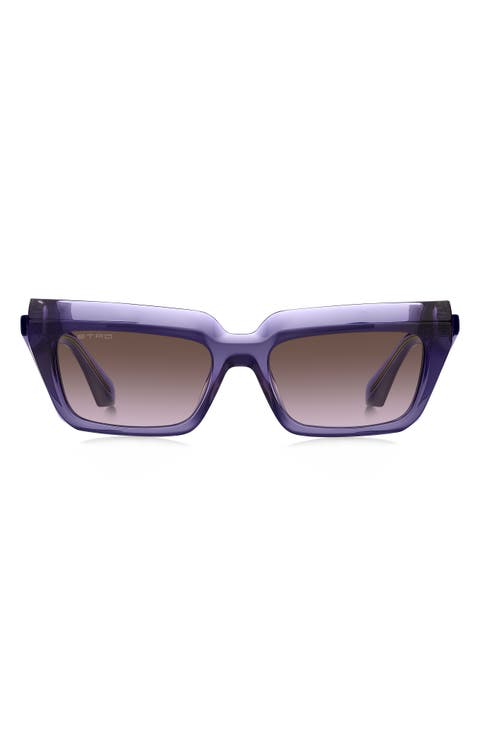 55mm Rectangular Sunglasses