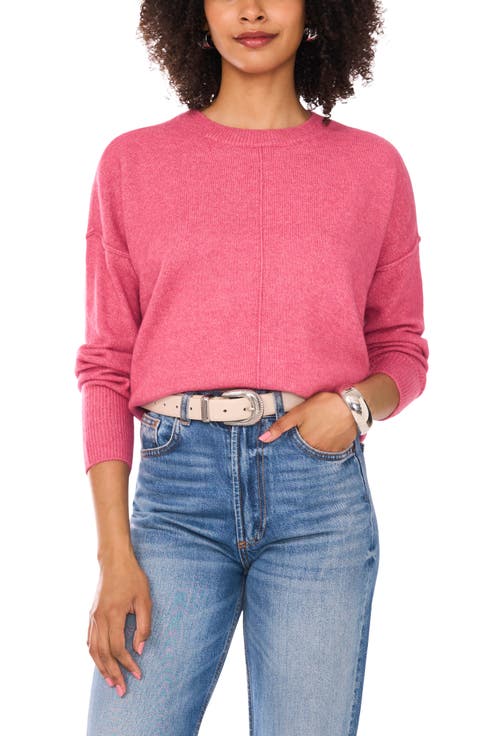 Exposed Seam Crewneck Sweater
