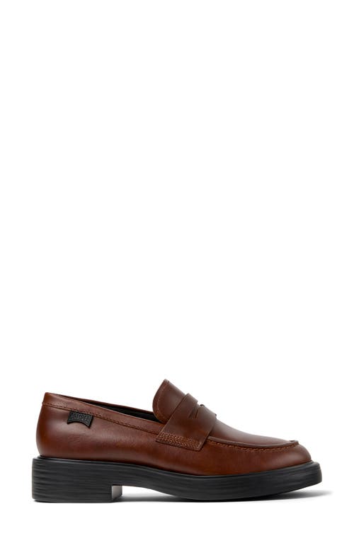 Camper Dean Penny Loafer In Brown