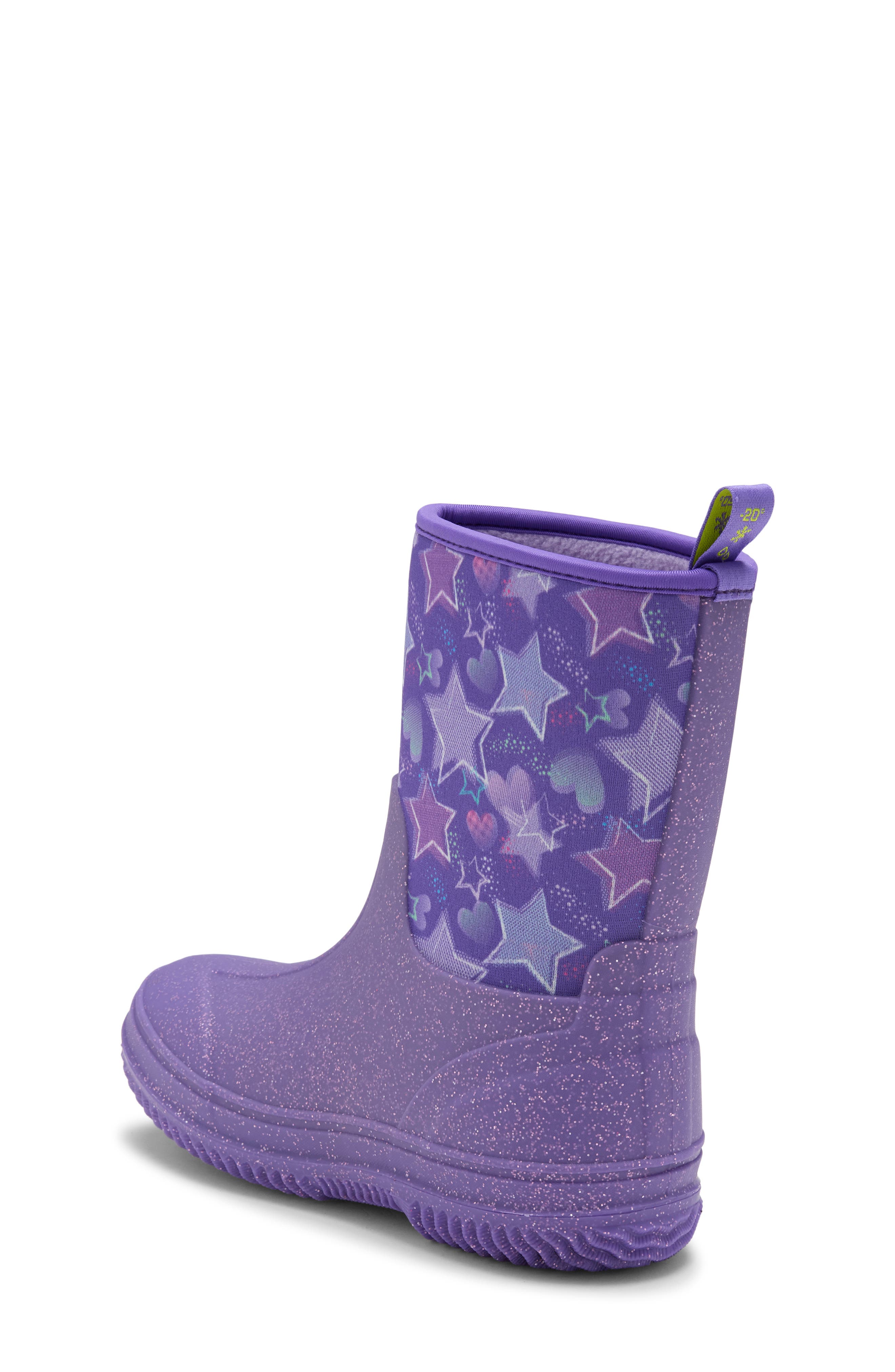 Kids' Freestyle Neoprene Cold Weather Boot, Alternate, color, PURPLE