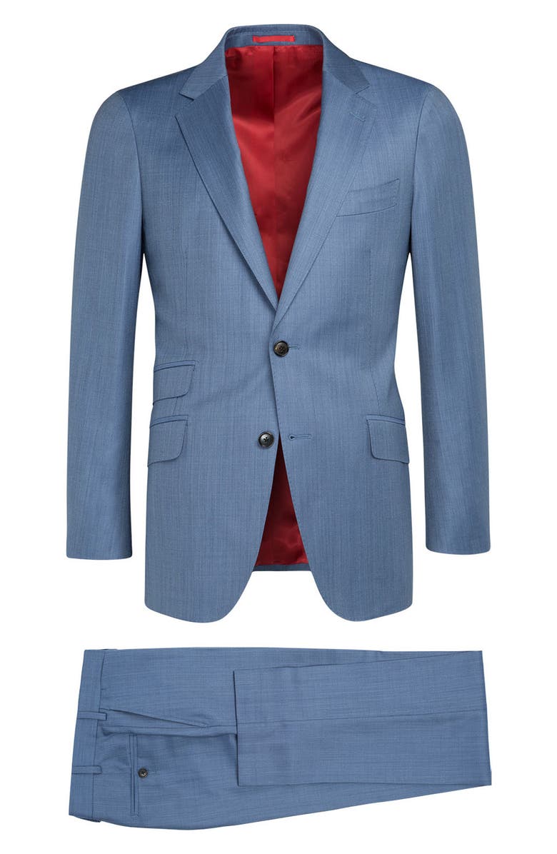 Suitsupply Solid Wool Suit, Alternate, color, 