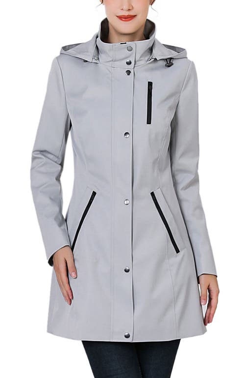 Kimi & Kai Molly Hooded Anorak Jacket In Gray