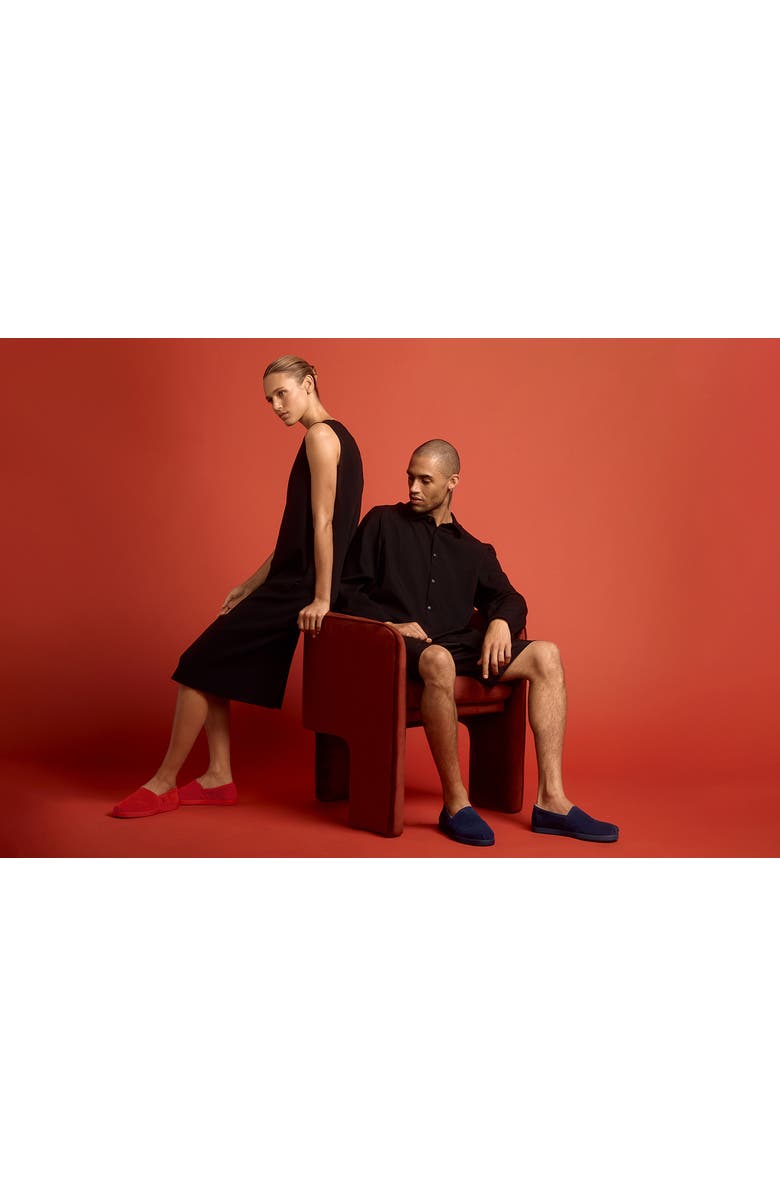 TOMS x Jamie Mizrahi Alp FWD Water Repellent Suede Slip-On Espadrille, Alternate, color,