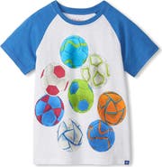 Hatley Kids' Soccer Balls Graphic T-Shirt