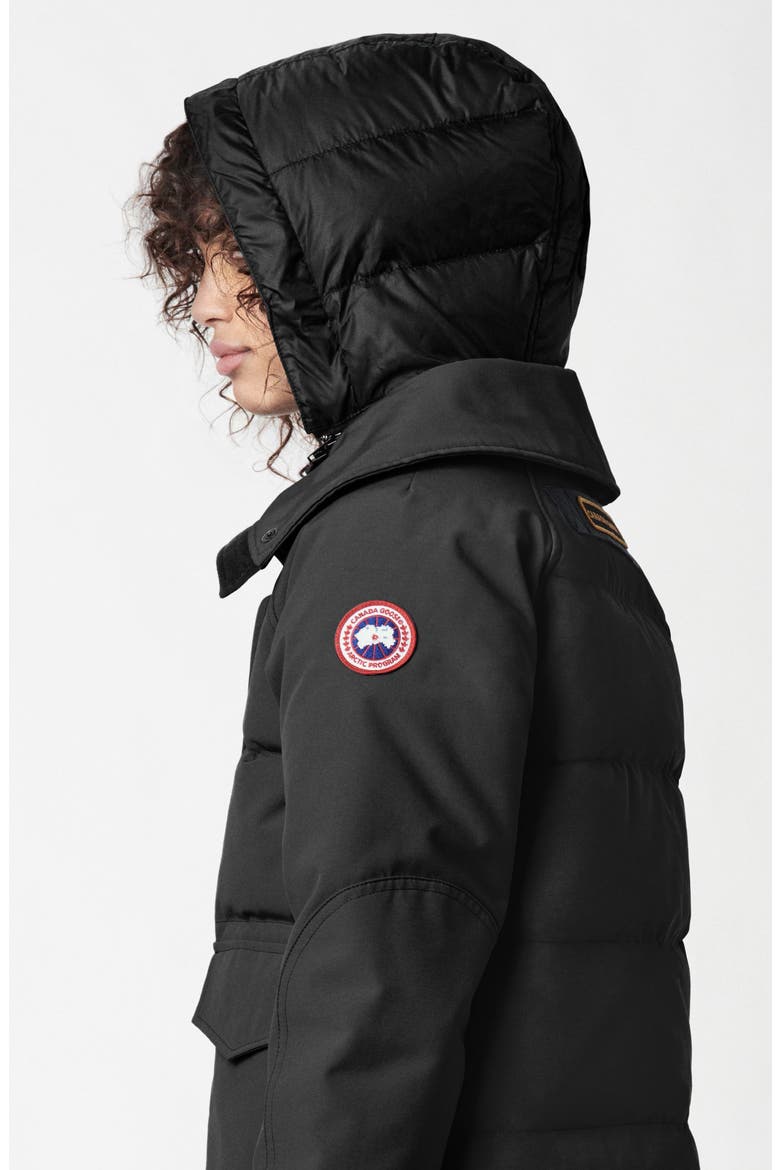 Deep Cove Arctic Tech Water Resistant 625 Fill Power Down Bomber Jacket, Alternate, color, BLACK