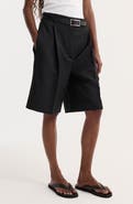Róhe Tailored Wool & Mohair Shorts