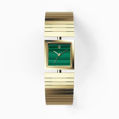 Vanna Linea Gemstone Watch In Black
