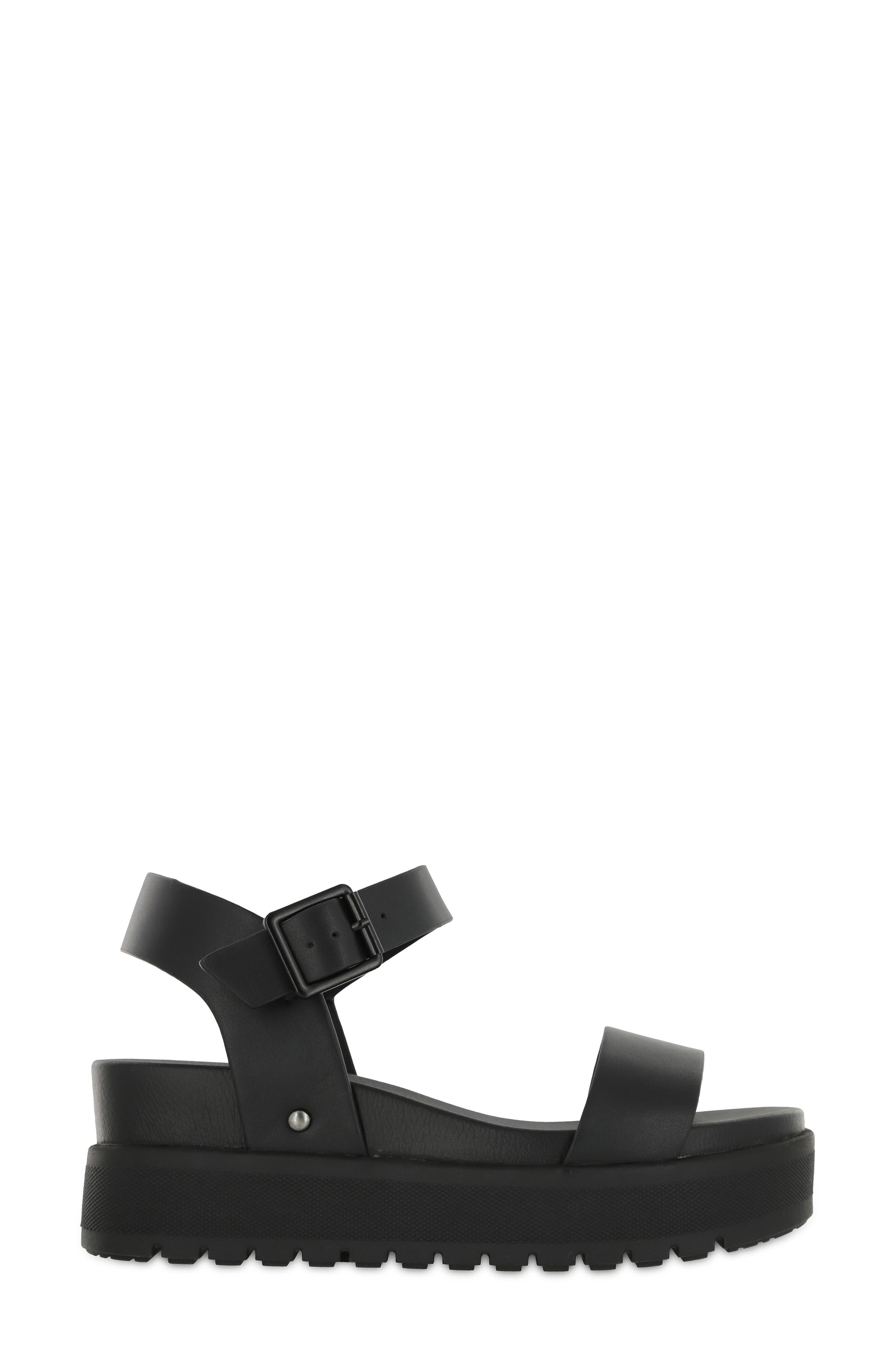 MIA Kayci Platform Sandal, Alternate, color, Black Burn