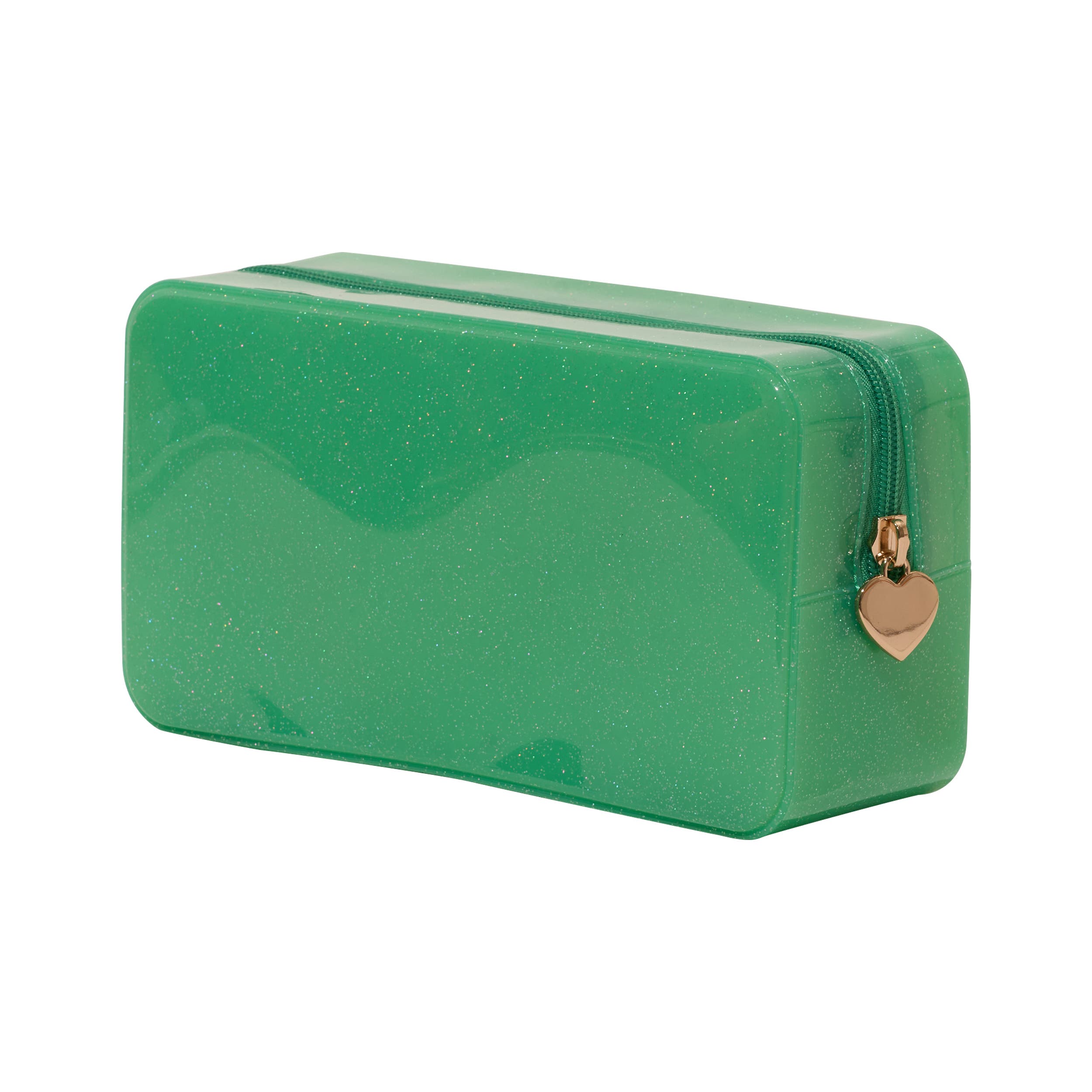Glitter Jelly Pouch Collection, Alternate, color, Green