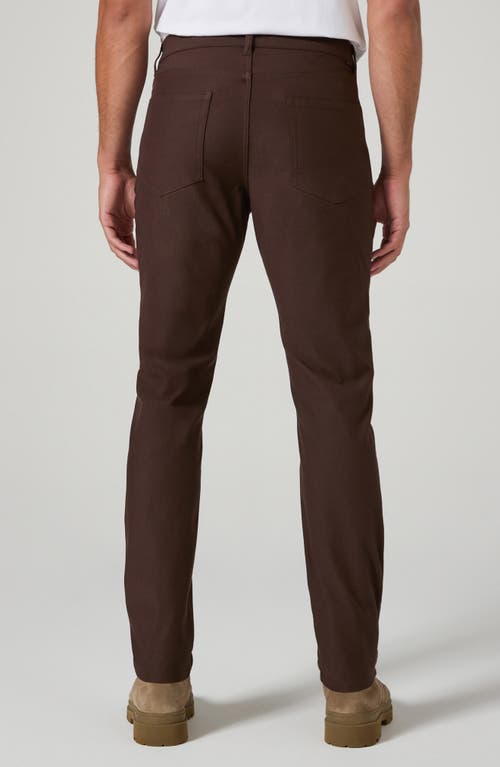 7 Diamonds Baron Straight Leg Stretch Twill 5-pocket Pants In Brown