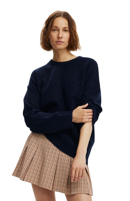Cotton On Luxe Crew Sweater In Multi