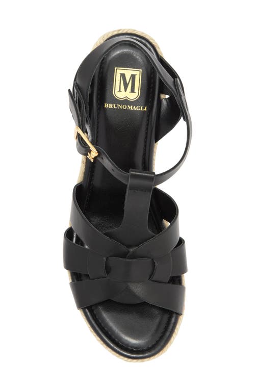 Bruno Magli Estra Espadrille Platform Wedge Sandal
