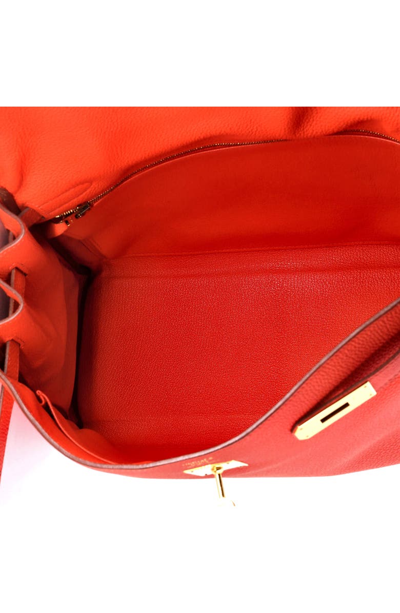 Pre-Owned Hermes Kelly Handbag Orange Togo with Gold Hardware 35, Alternate, color, Capucine