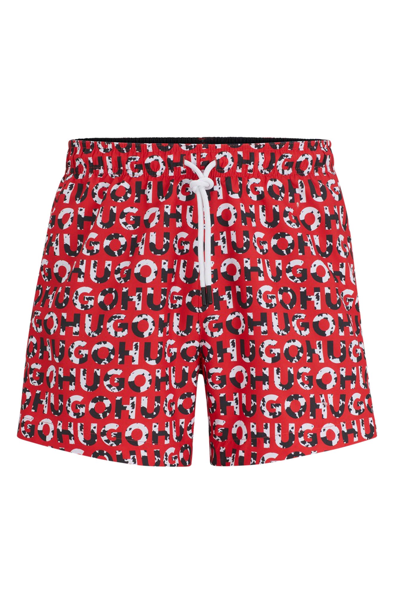 BOSS Tortuga Abstract Logo Swim Trunks