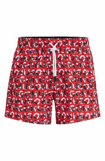 BOSS Tortuga Abstract Logo Swim Trunks