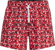 BOSS Tortuga Abstract Logo Swim Trunks