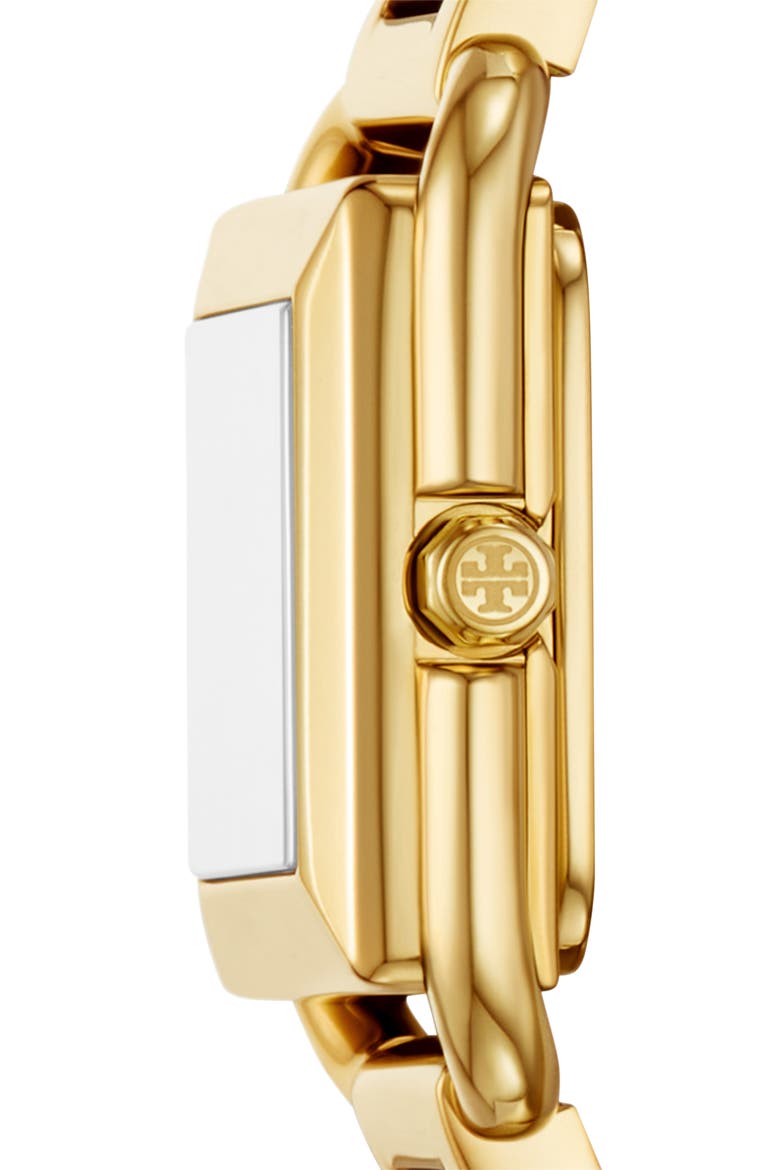 The Small Kira Square Bracelet Watch, 18mm x 18mm, Alternate, color, GOLD