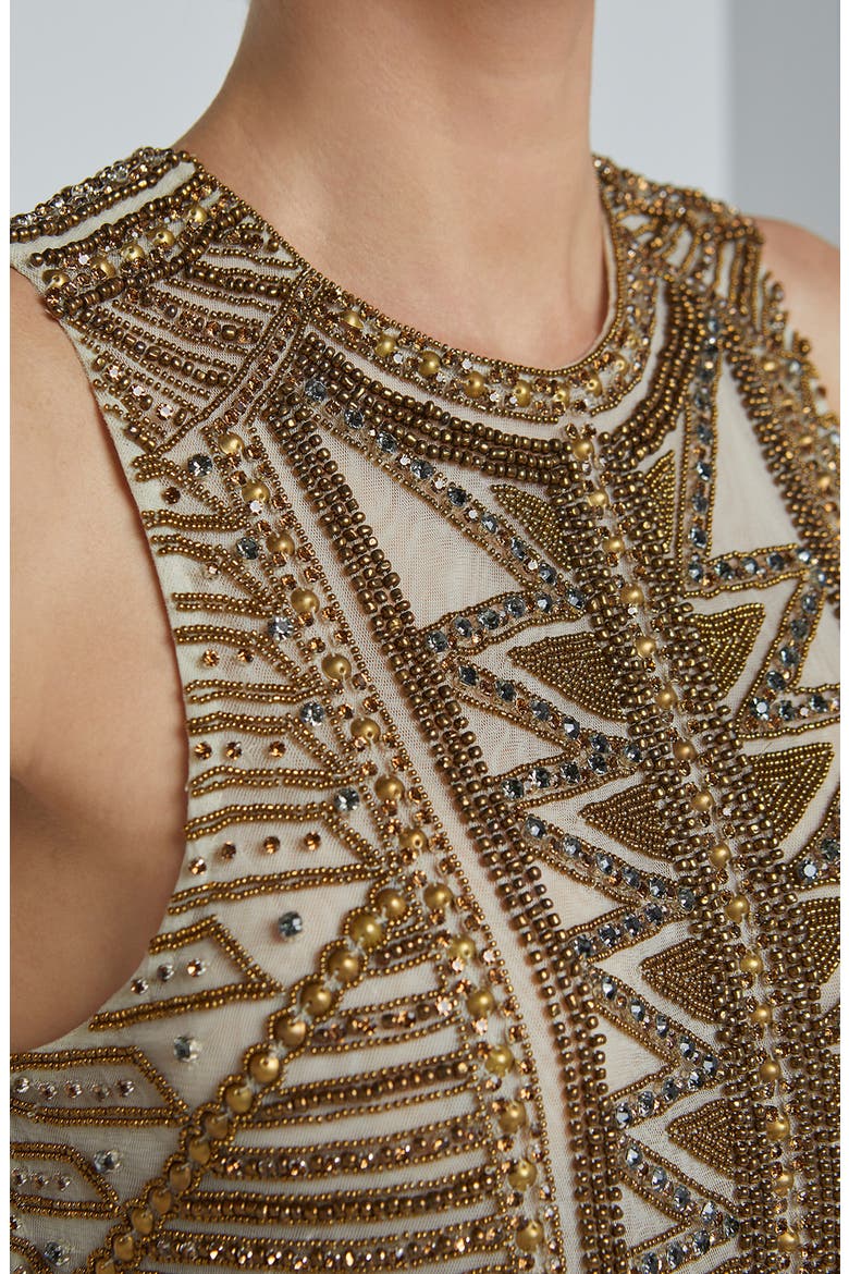 Kienna Embellished Sleeveless Top, Alternate, color, PARCHMENT