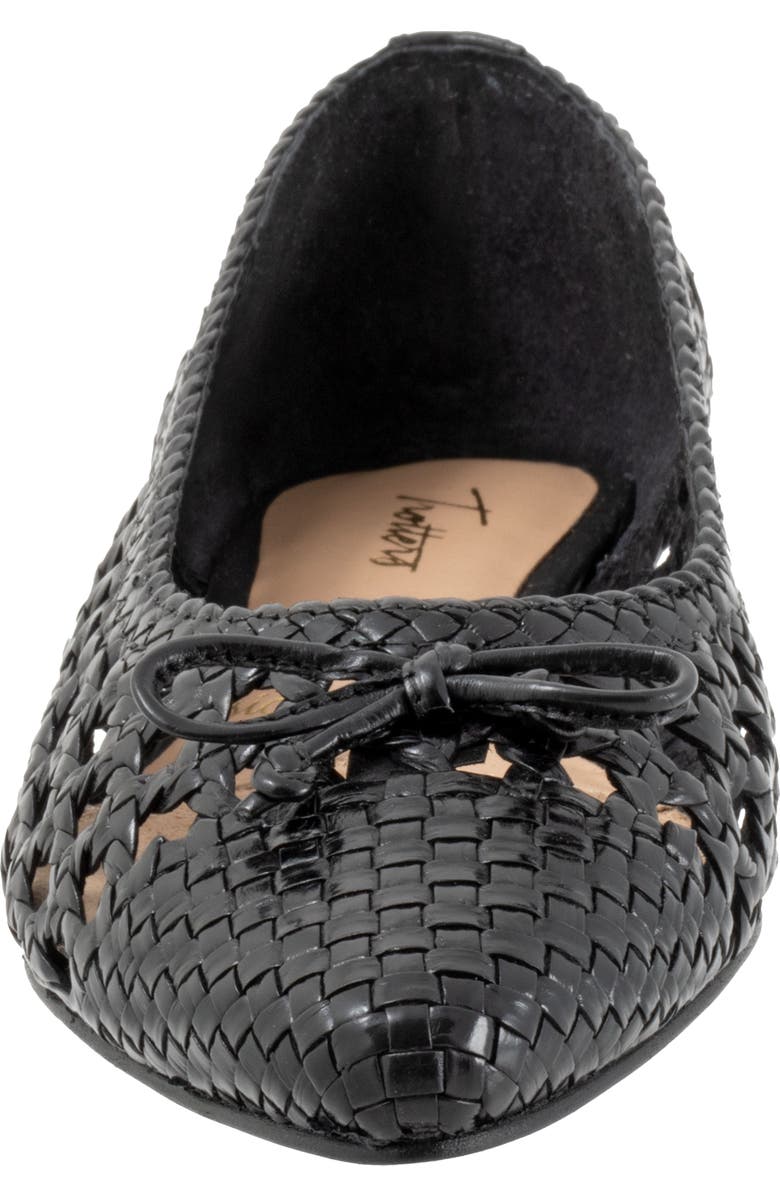 Trotters Edith Woven Pointed Toe Flat, Alternate, color,