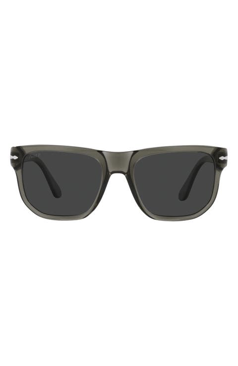 55mm Polarized Square Sunglasses