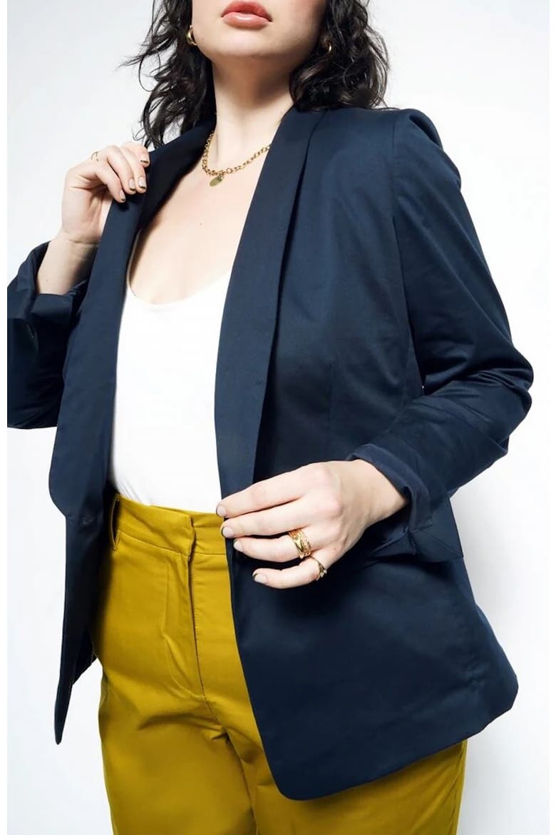 The Essential Tux Blazer, Alternate, color, NAVY