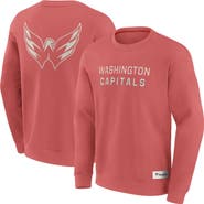 FANATICS Men's Fanatics Red Washington Capitals Elements Future Ground Lettering Pullover Sweatshirt