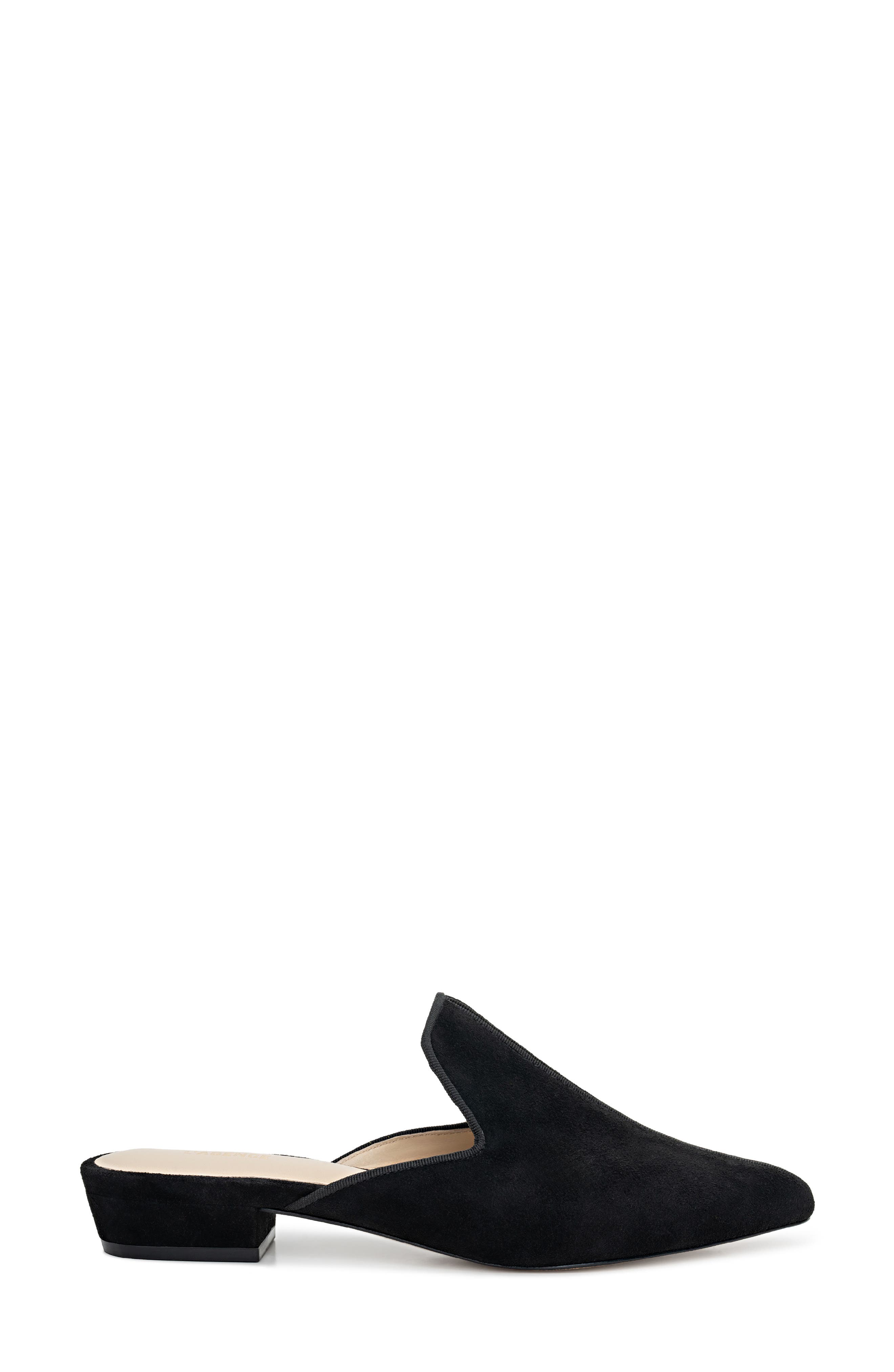 L'AGENCE Como Mule, Alternate, color, Black Suede