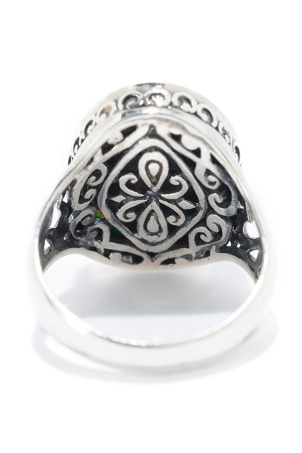 SAMUEL B. Sterling Silver Oval Abalone Ring (Women) | Nordstromrack