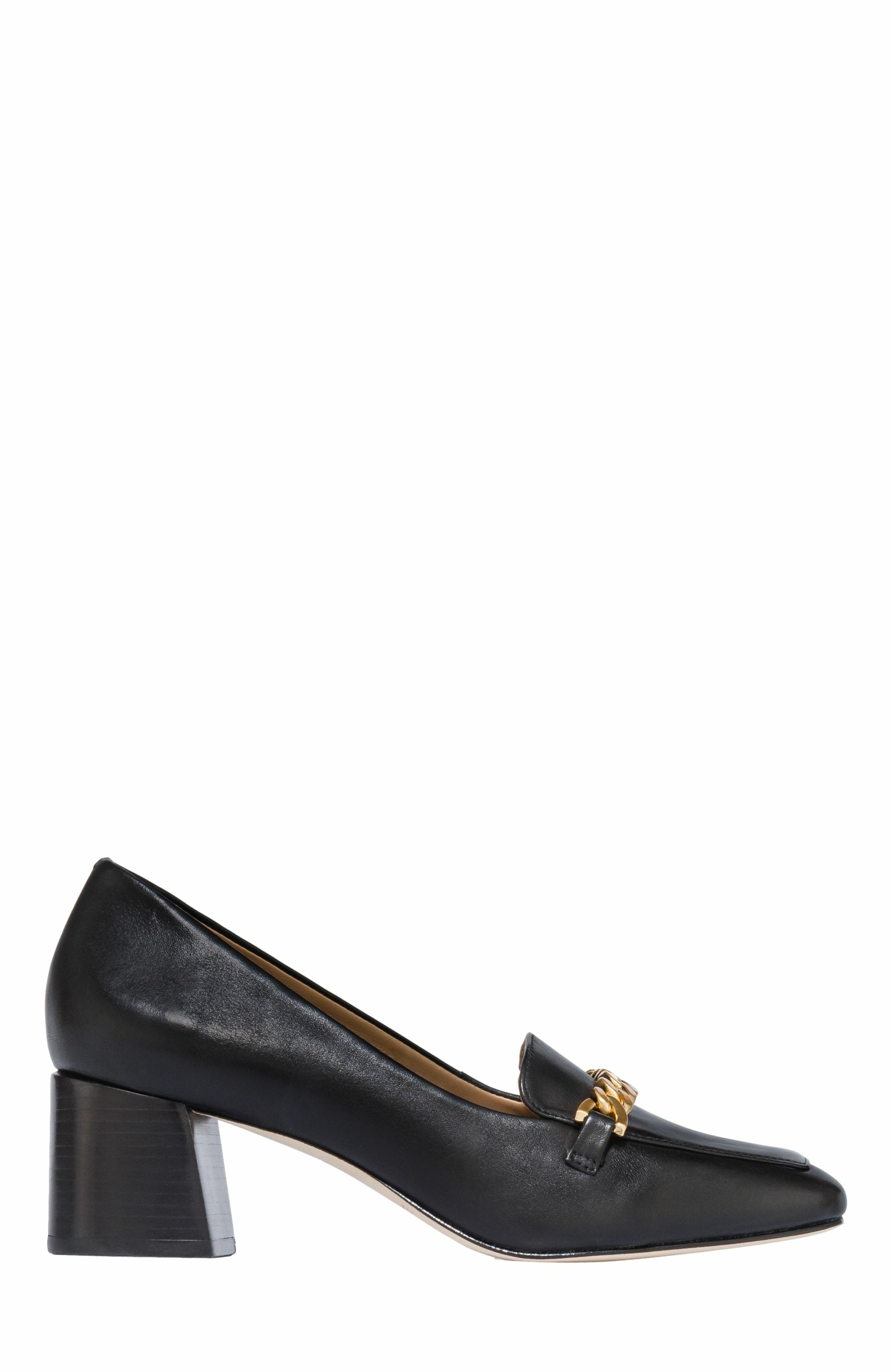 Bernardo Footwear Avery Heeled Chain Loafer, Main, color, 