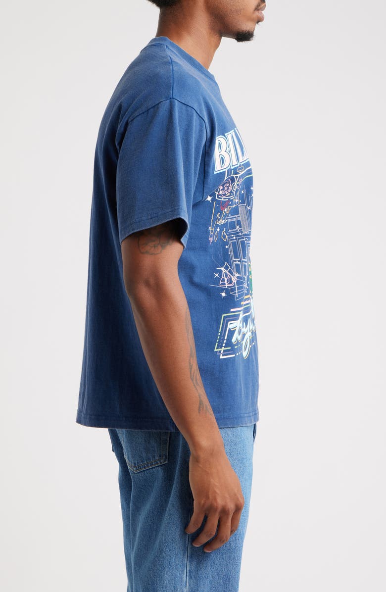 Billionaire Boys Club To the Moon Graphic T-Shirt, Alternate, color, Navy Peony