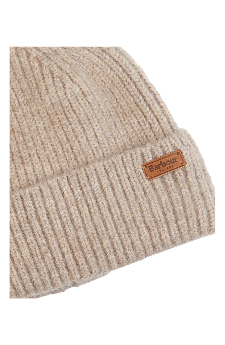 Barbour Pendle Beanie, Alternate, color, Light Trench