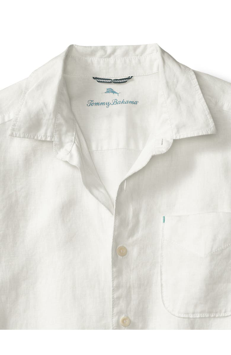 Tommy Bahama Big & Tall Sea Glass Breezer Linen Sport Shirt, Alternate, color,