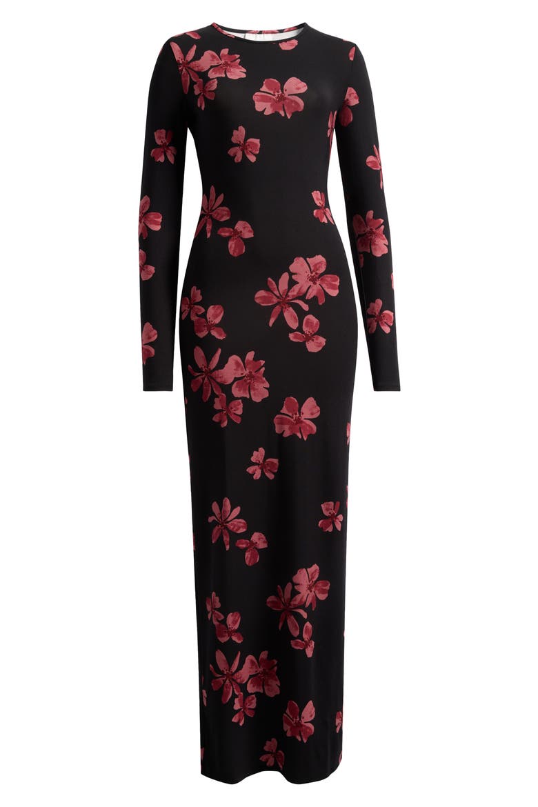 Tommie Long Sleeve Jersey Dress, Alternate, color, SYDNEY