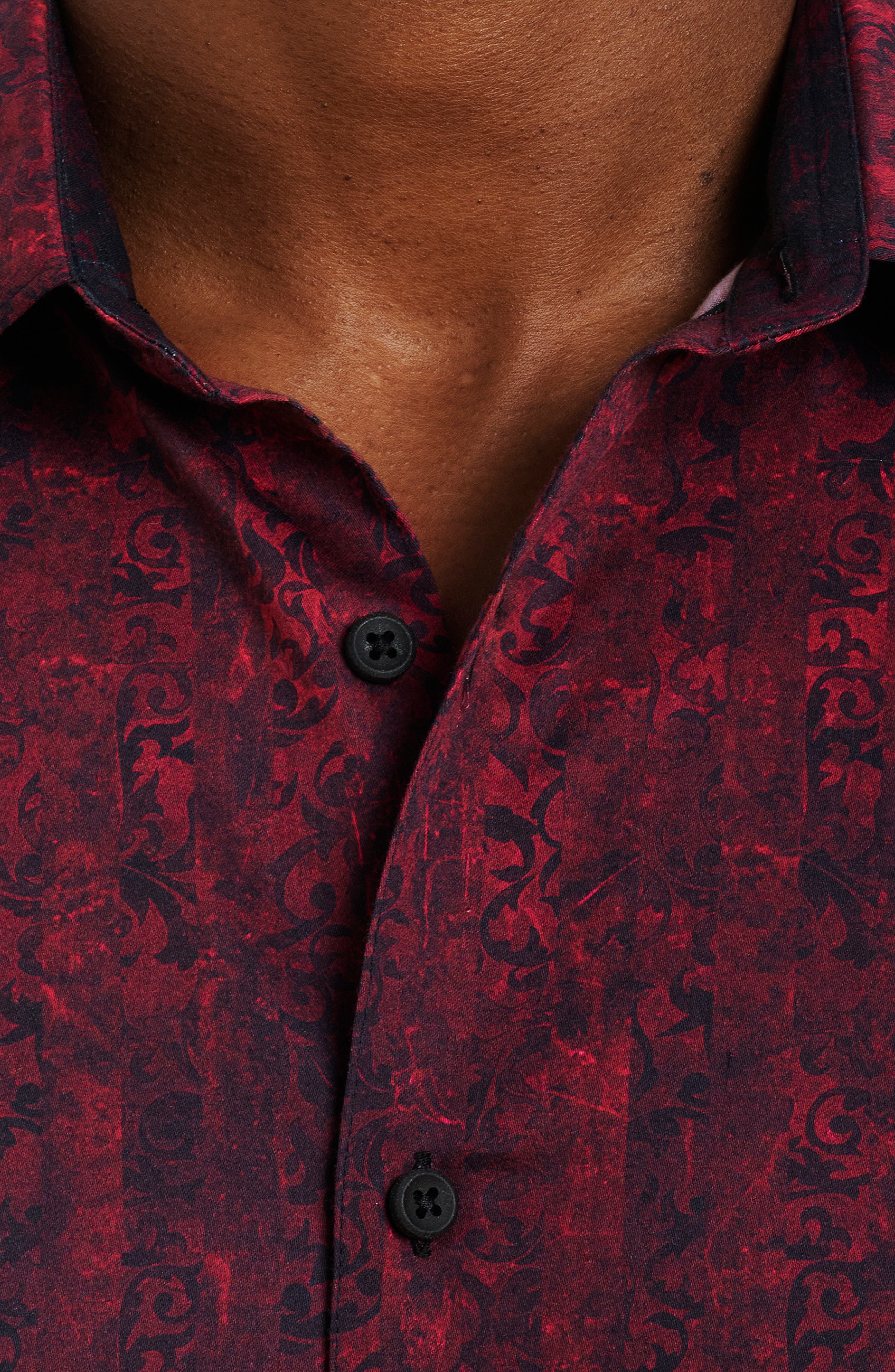 Robert Graham Otari Gradient Filigree Button-Up Shirt (Men) | Nordstromrack