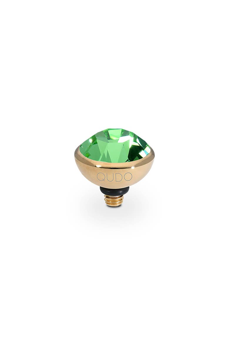 Bottone Top 0.4" - Gold, Main, color, Peridot