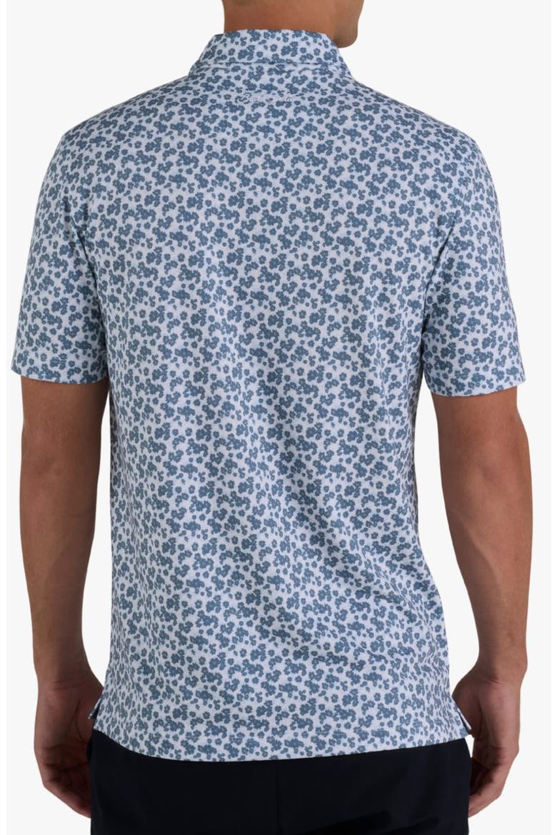 Evolution Performance Piqué Golf Polo, Alternate, color, GARDEN GALA - BLUE MIRAGE