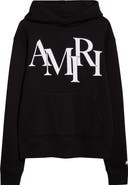 AMIRI Staggered Logo Graphic Hoodie