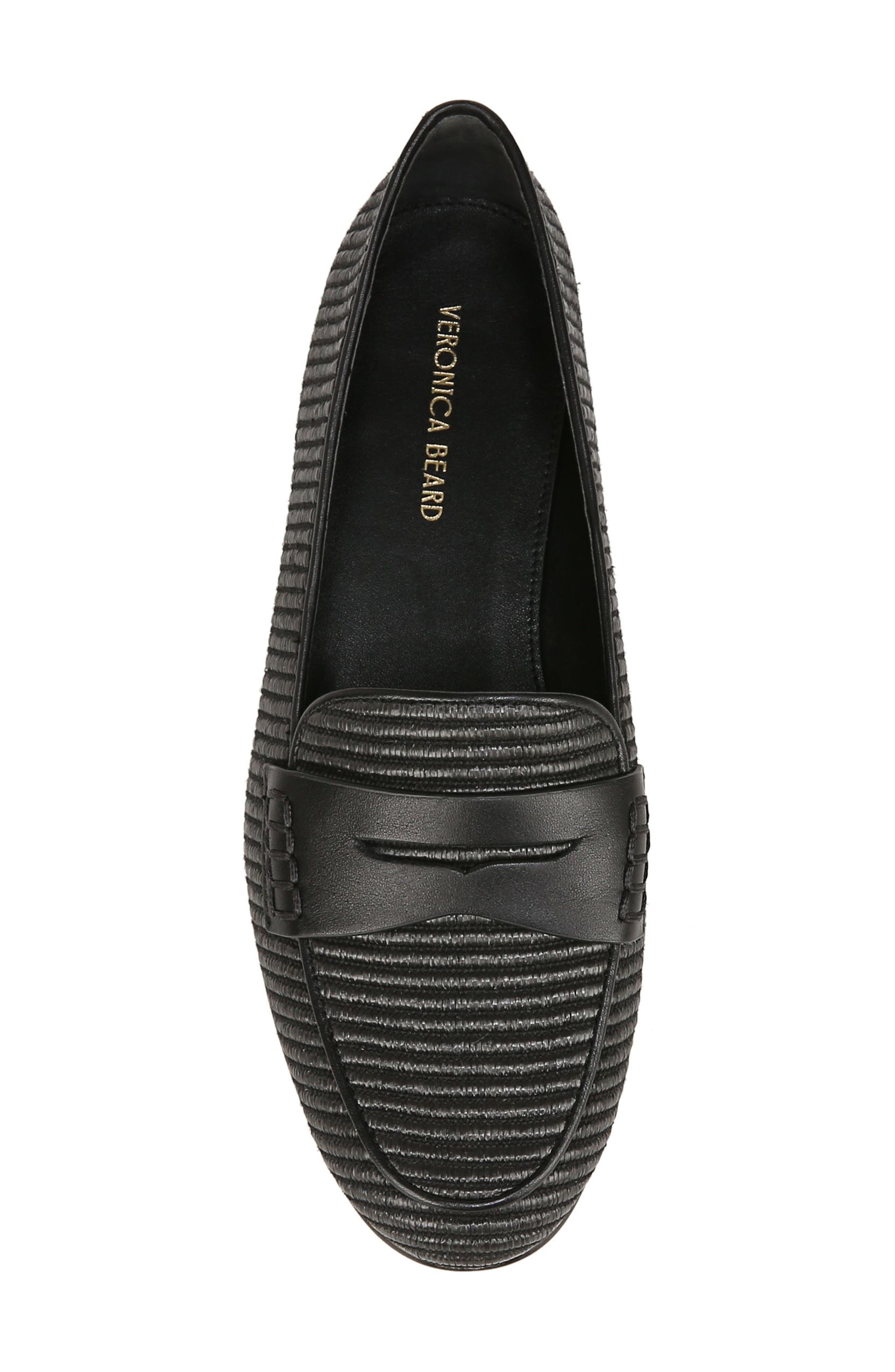 Veronica Beard Raffia Penny Loafer, Alternate, color, 