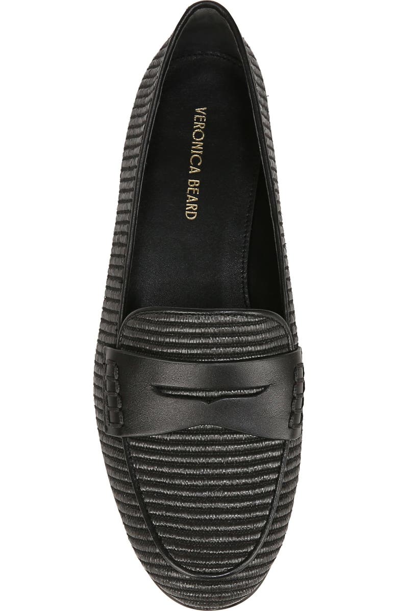 Veronica Beard Raffia Penny Loafer, Alternate, color,