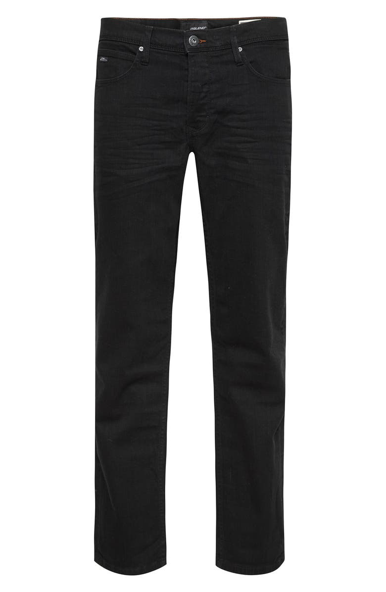 Blend Regular Fit Straight Leg Jeans, Alternate, color, Black