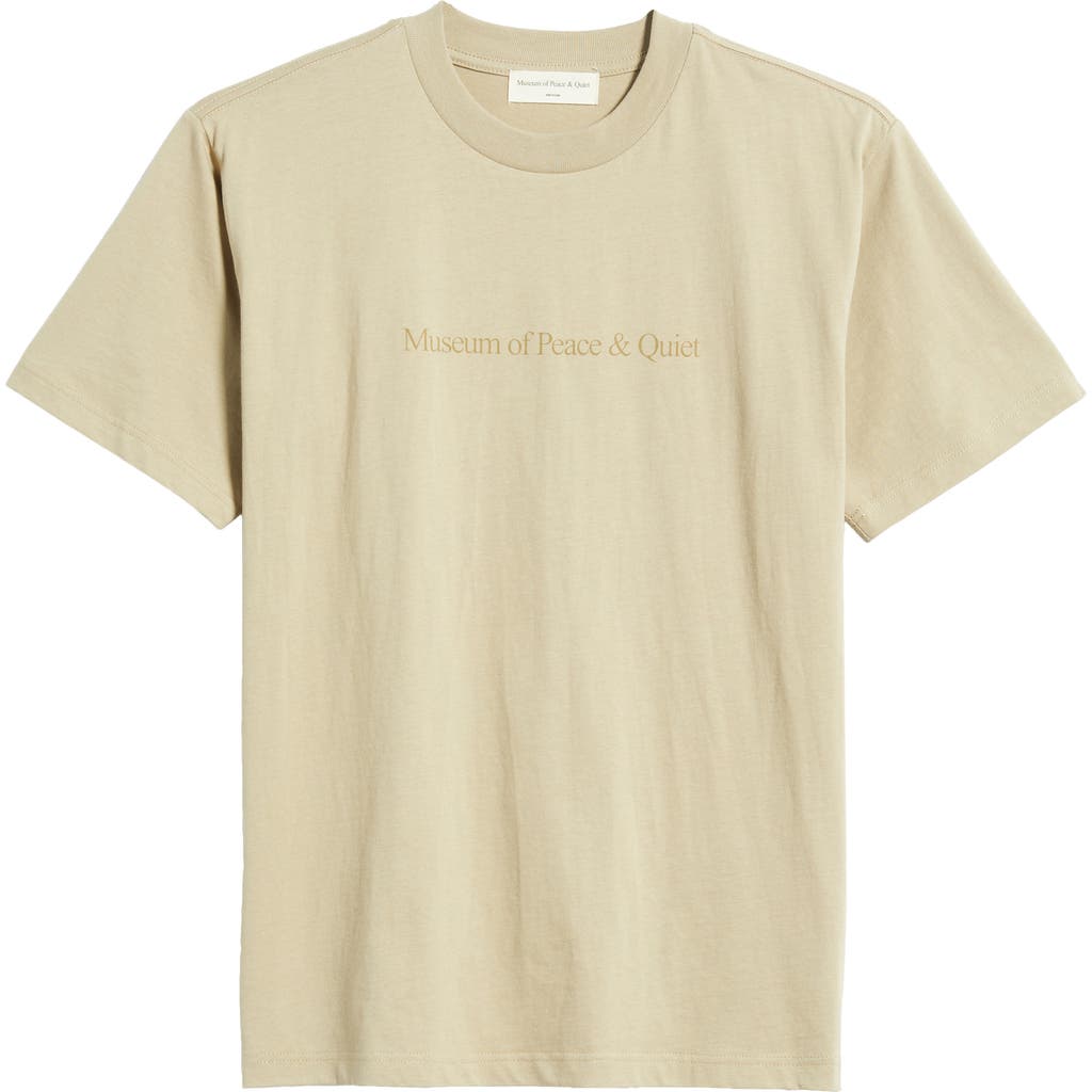 Museum Of Peace And Quiet Museum Of Peace & Quiet Pigment Dyed Logo Graphic T-shirt