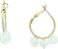 OLIVIA WELLES Mila Beaded Hoop Earrings