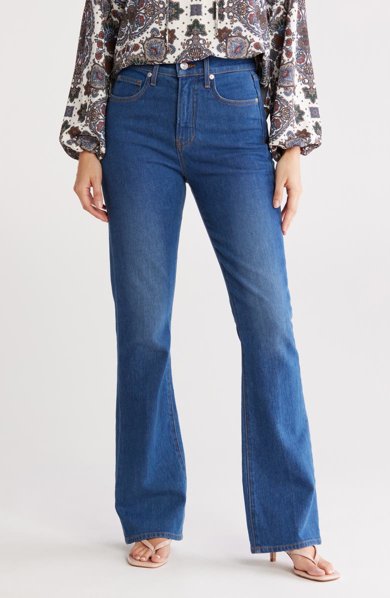 Veronica Beard Cameron Bootcut Jeans, Main, color, Cornflower